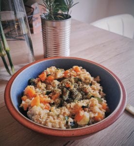 Gemüse Porridge vegan